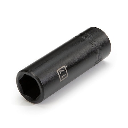 Steelman 1/2-Inch Drive x 17mm Deep 6-Point Impact Metric Single Socket 78287